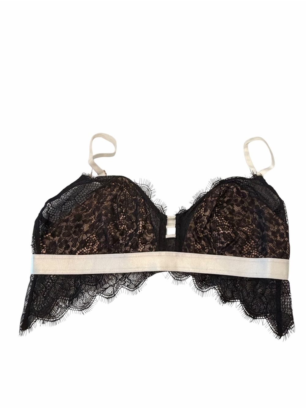 Sofia Intimates By Sofia Vergara Lace & Satin Bralette Sample Bra Size Small